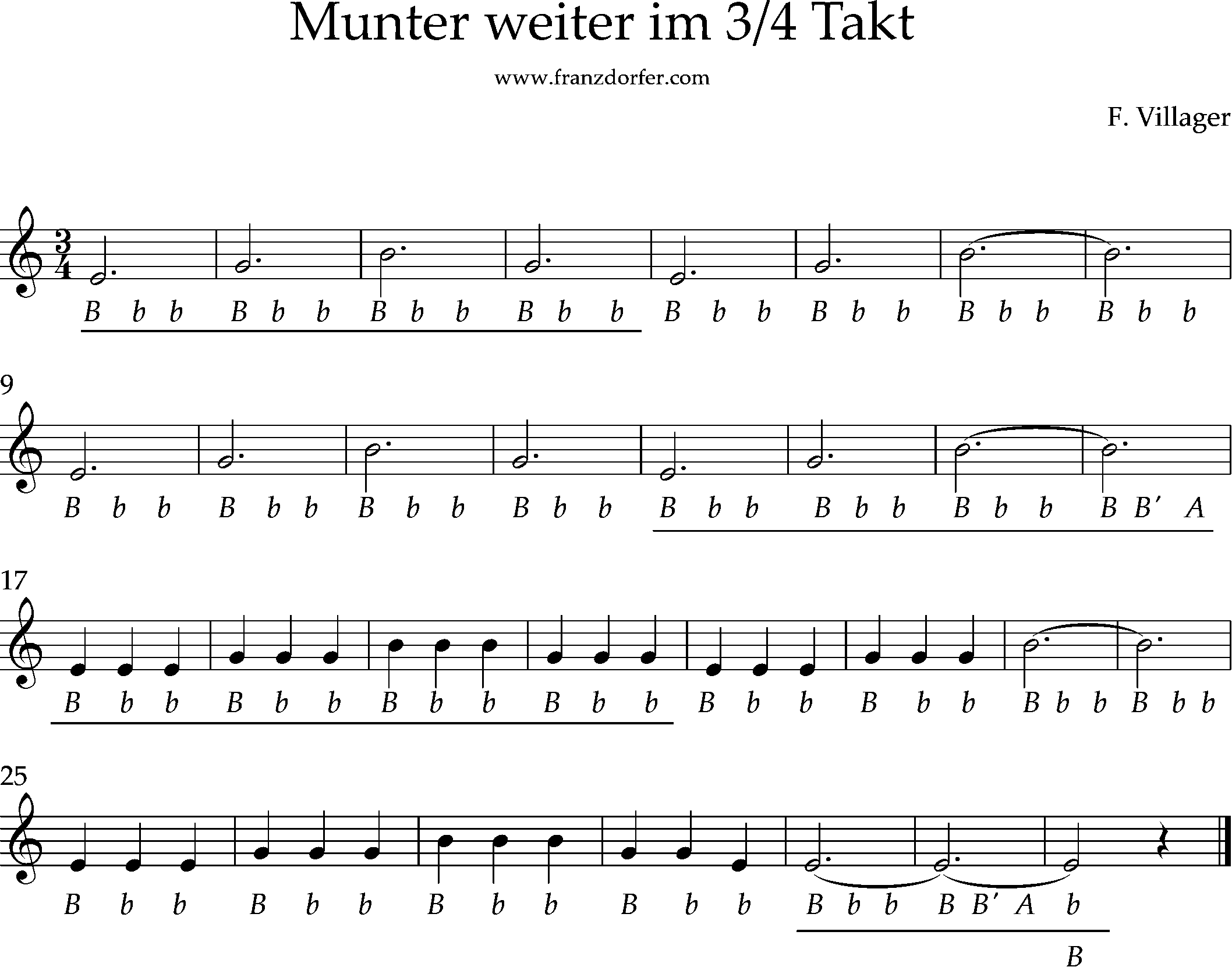 ziachnoten für Anfänger, steirische lernen, munter weiter steirische lernen, Griffschrift- anfänger- munter weiter
